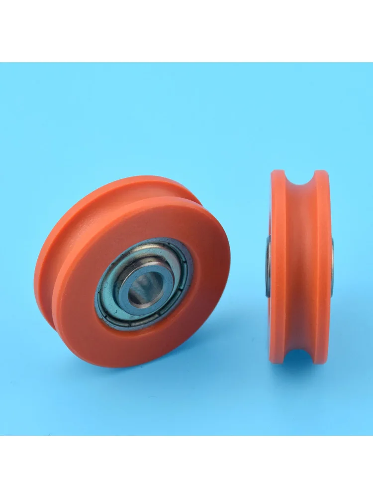 1Pc 6X32X9.5mm furniture pulley wire guide wheel 626ZZ plastic coated nylon bearing wheel roller