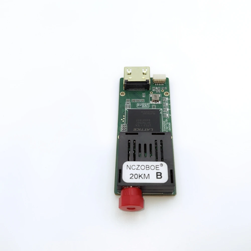 NCZOBOE HDMI TTL Optical Transceiver Module for Drone 5.5-26V FC Port RX/TX/AV/VCC/GND TTL to Fiber Optic Converter view 4