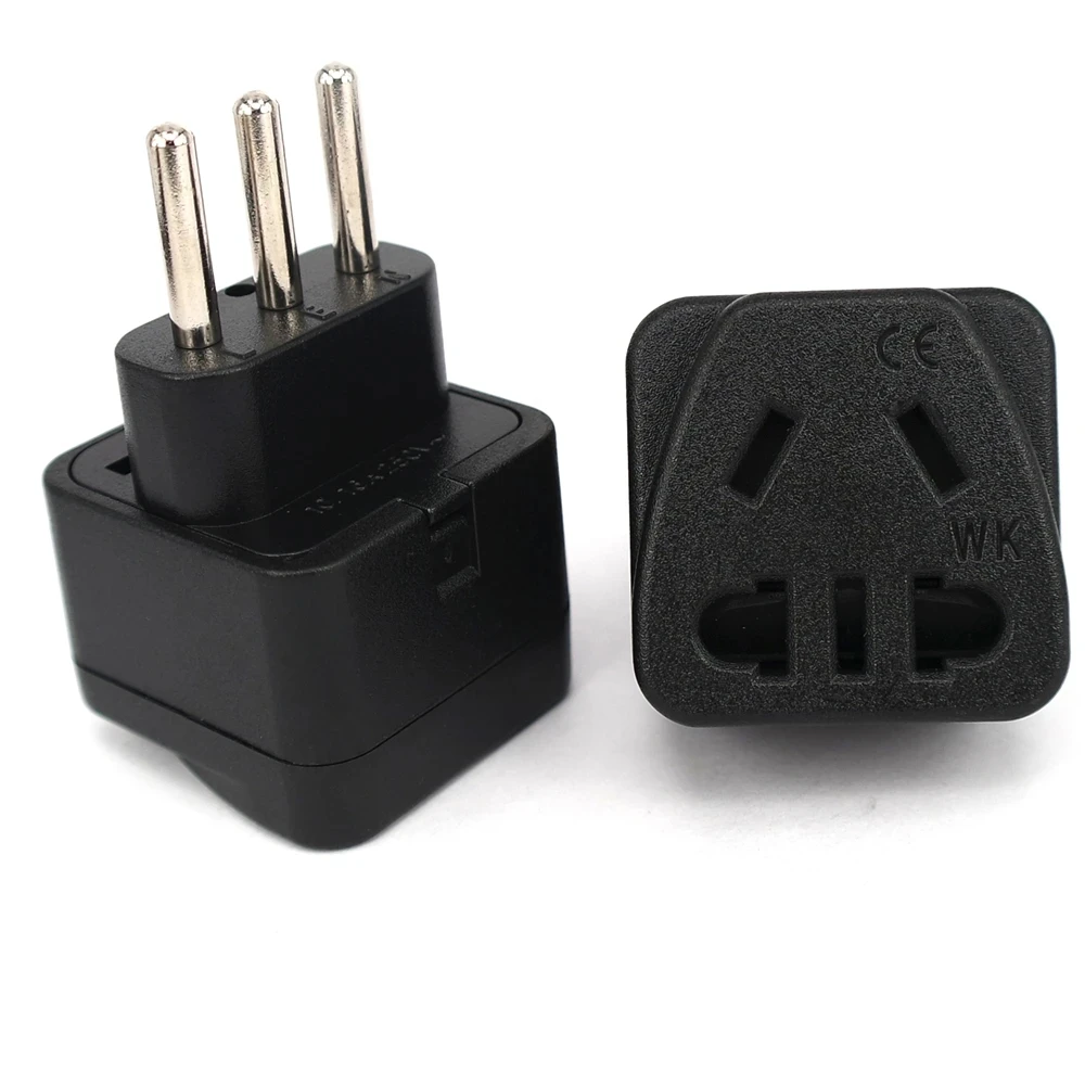 1PC New High Quality Universal UK/US/EU/AU to Italian 3pin Travel Plug Italy Milan Chile Converter Adapter Plug Adaptor Convert