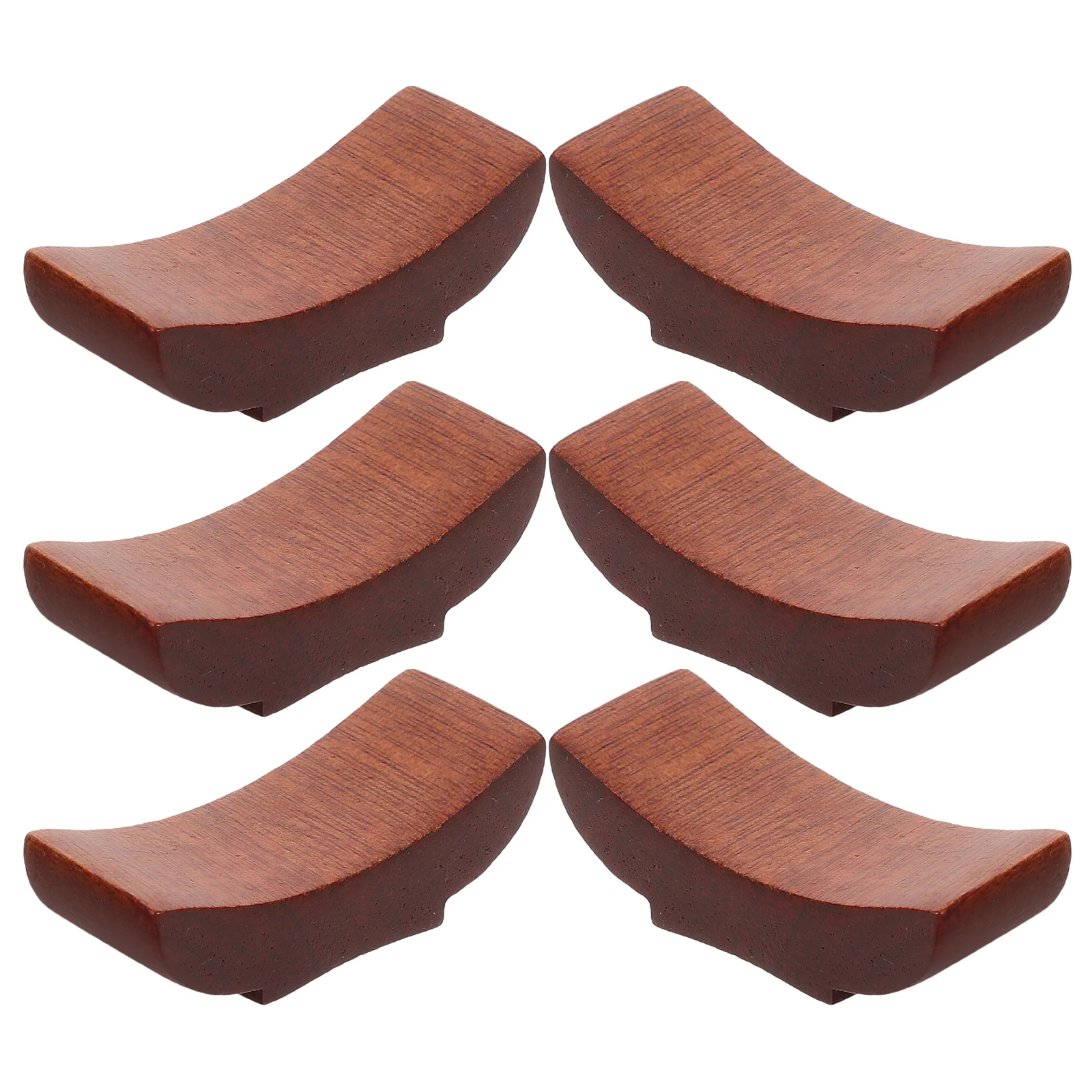 

6 Pcs Chopstick Rest Chopsticks Holder Pine Storage Rack Holders for Table Wooden