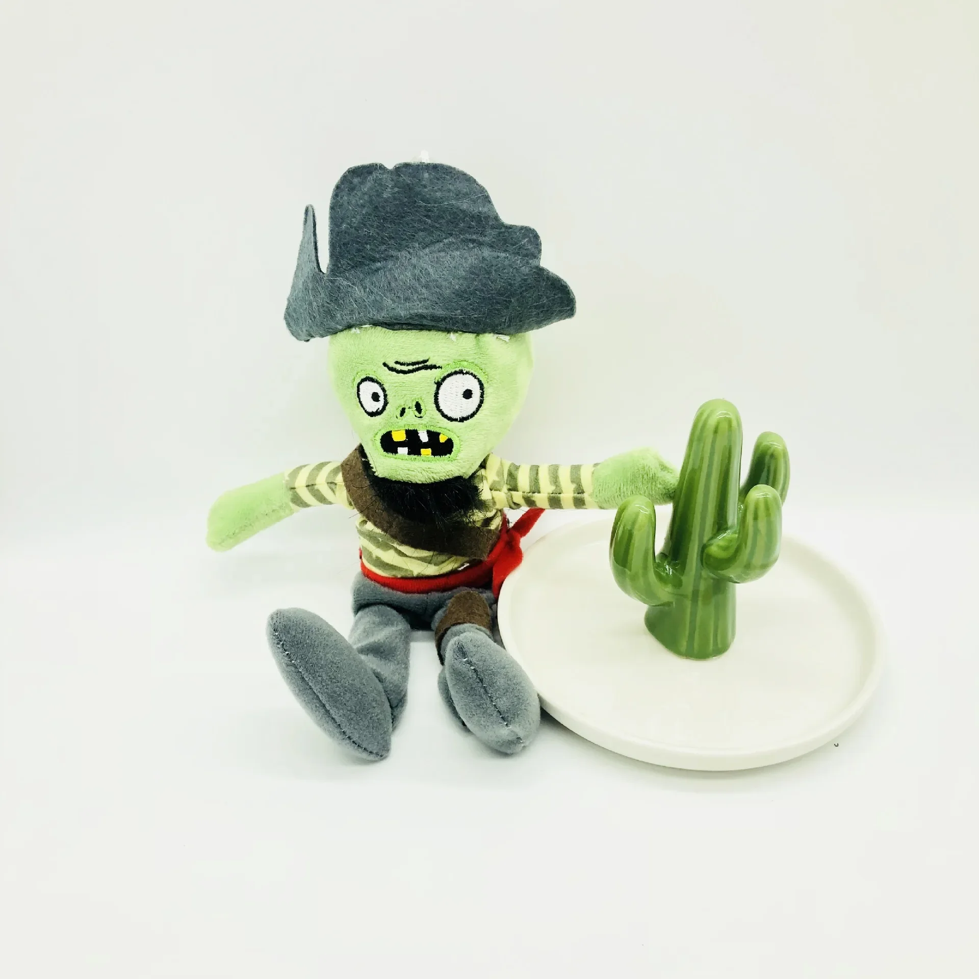 Plants Vs. Zombies New Pendant Keys Chain Cute Cartoon Figure Plush Doll Decoration Backpack Key Decorations Children Toys Gifts