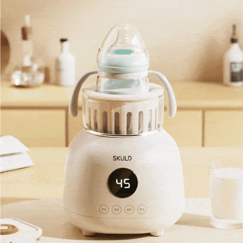 new style small Milk shaker, constant temperature two-in-one automatic milk powder mixer, baby electric milk warming artifact