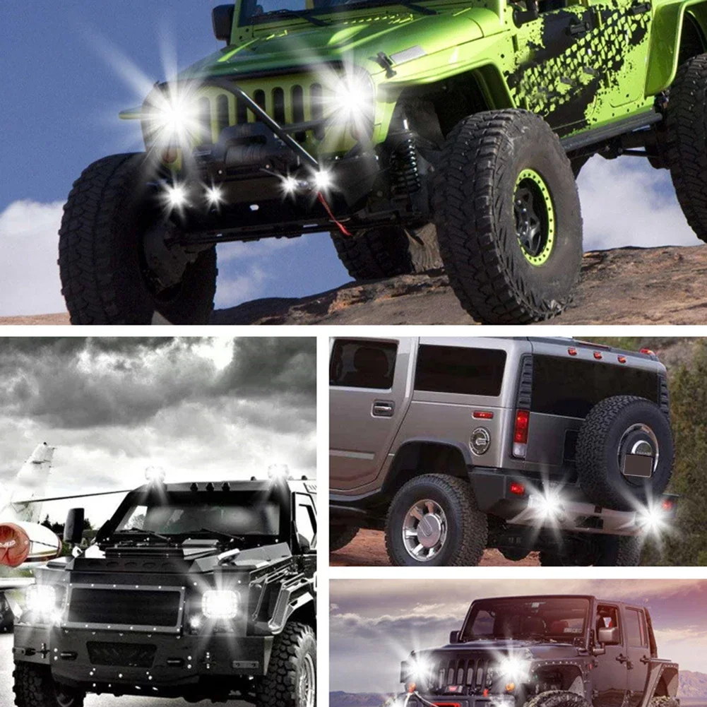 5inch Car Flush Mount LED Work Light Bar OffRoad 12V 24V Spot Flood LED Light 9-36V 39W 6000k Super Bright For ATV Truck
