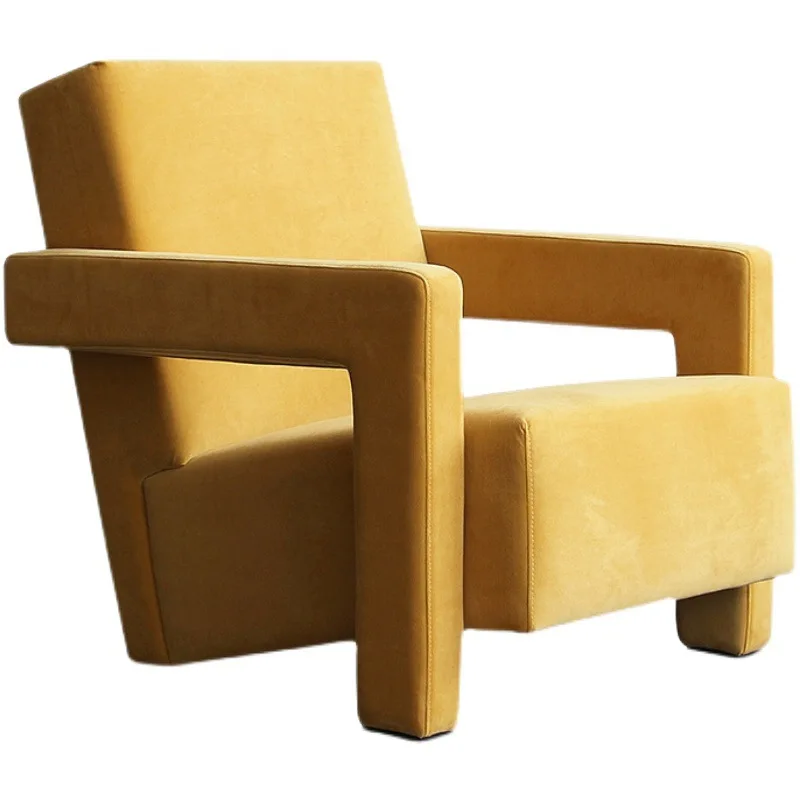 

Nordic creative designer single armchair Nordic light luxury hotel negotiation area sofa studio