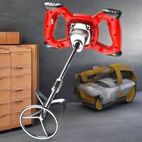 Industrial Handheld Cement Mixer Electric Agitator for Concrete Putty Powder Coating Paint Mixing Construction Tool