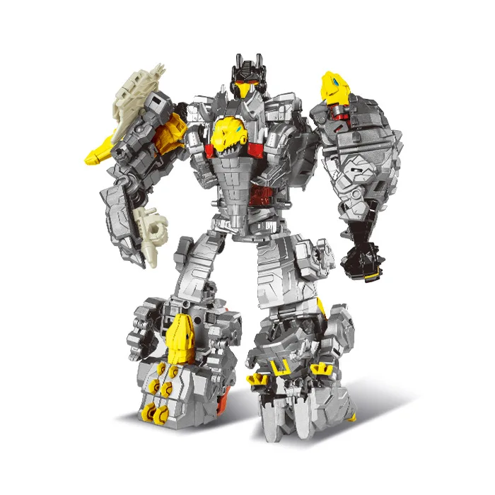 Trasformazione YUAN YE Modello Dinobot Grimlock Slag Sludge Snarl Swoop 6 in 1 Robot Action Figure Model Collection giocattolo Regali
