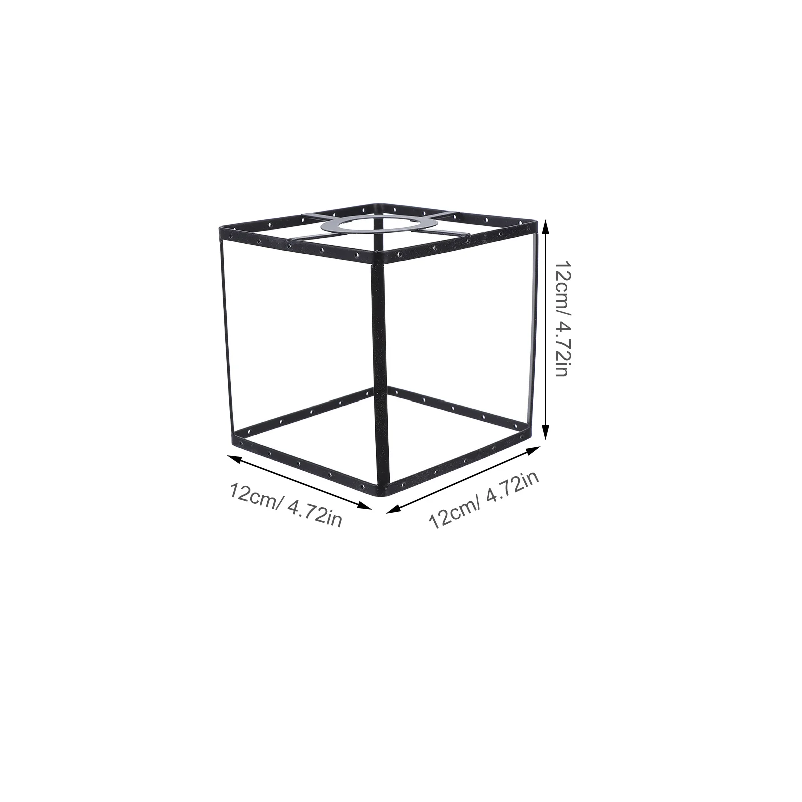 لتقوم بها بنفسك E27 عاكس الضوء حامل قوس إطار سلك الحديد ل 4.2 سنتيمتر المقبس خمر الحرس الأسود للمنزل مكتب ديكور