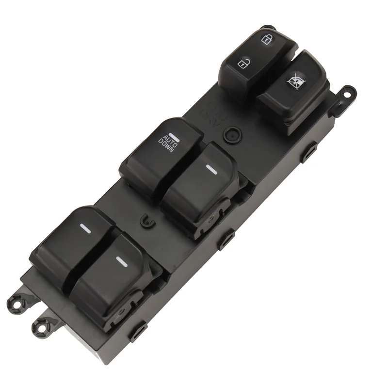 【FAST-SALE】Power Window AUTO DOWN Main Control Switch Replacement For KIA SOUL 2014-2019 93570-B2010CA 93570B2000CA Window Regul