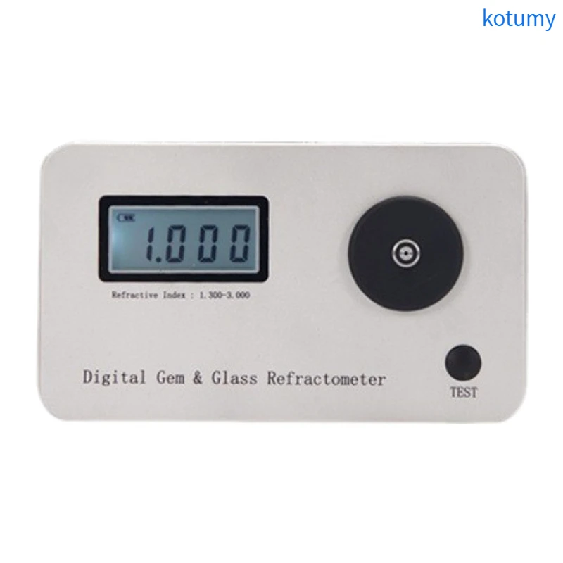 DG-3.00 Gem Refractometer, Portable Diamond Authenticity Tester Gemstone Refractive Index Testing Equipment for Jewelry Appraisa