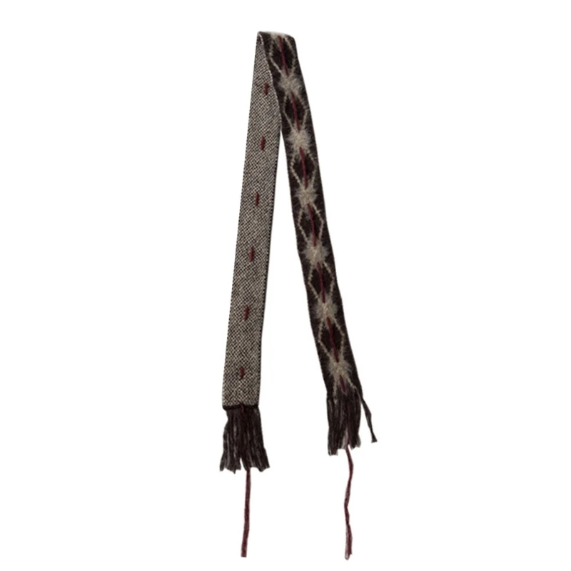 

Knit Scarf for Women Long Skinny Belt Necktie Neck Scarf Girls Photo Props Long Neckerchief Skinny Scarf Necktie K3KF