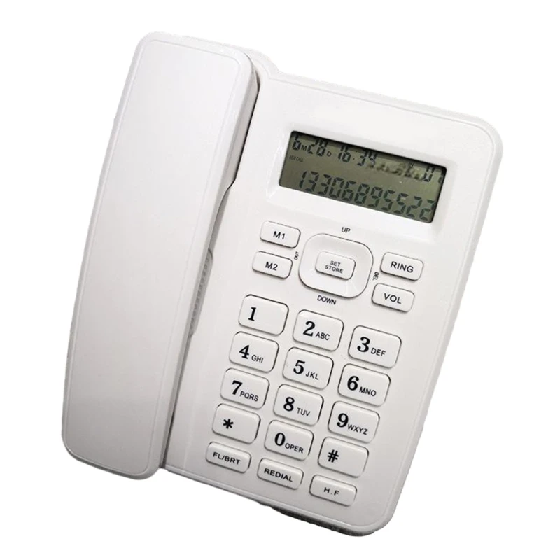 KX-6001CID Desktop Phone Hotel/Office/Home Telephone Fixed Landline Caller Display No Need Battery Function Large Button