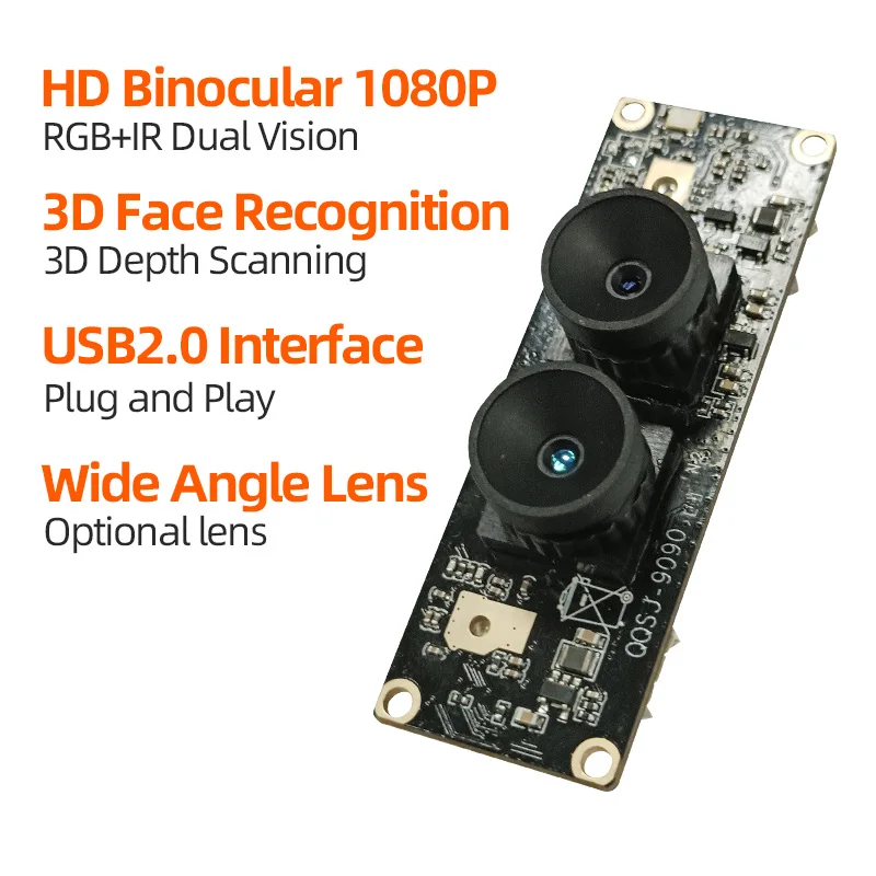 GOOD Dual 1080P Binocular Synchronised VR Depth Ranging Stereo Vision 3D Reconstruction GC2093 OV2735 Camera Module