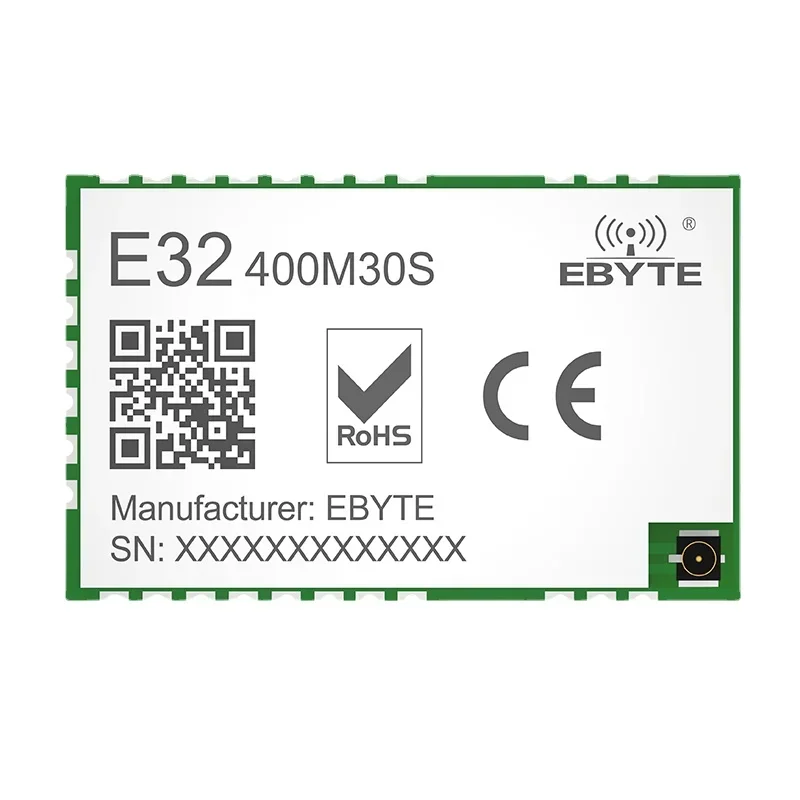 CDSENET – Module de spectre étalé SPI LoRa SX1278, émetteur-récepteur sans fil, 30dbm, E32-400M30S/433 MHz, IPEX/trou de tampon, antenne,