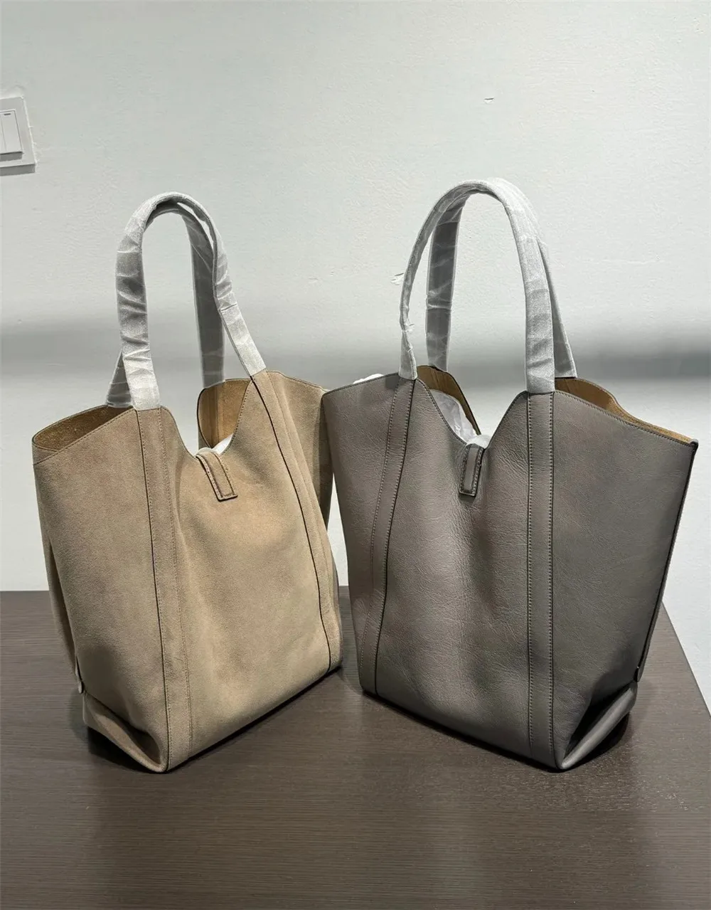 ハンドバッグ,大容量牛革ハンドバッグ,多用途,カジュアル,51x40x15