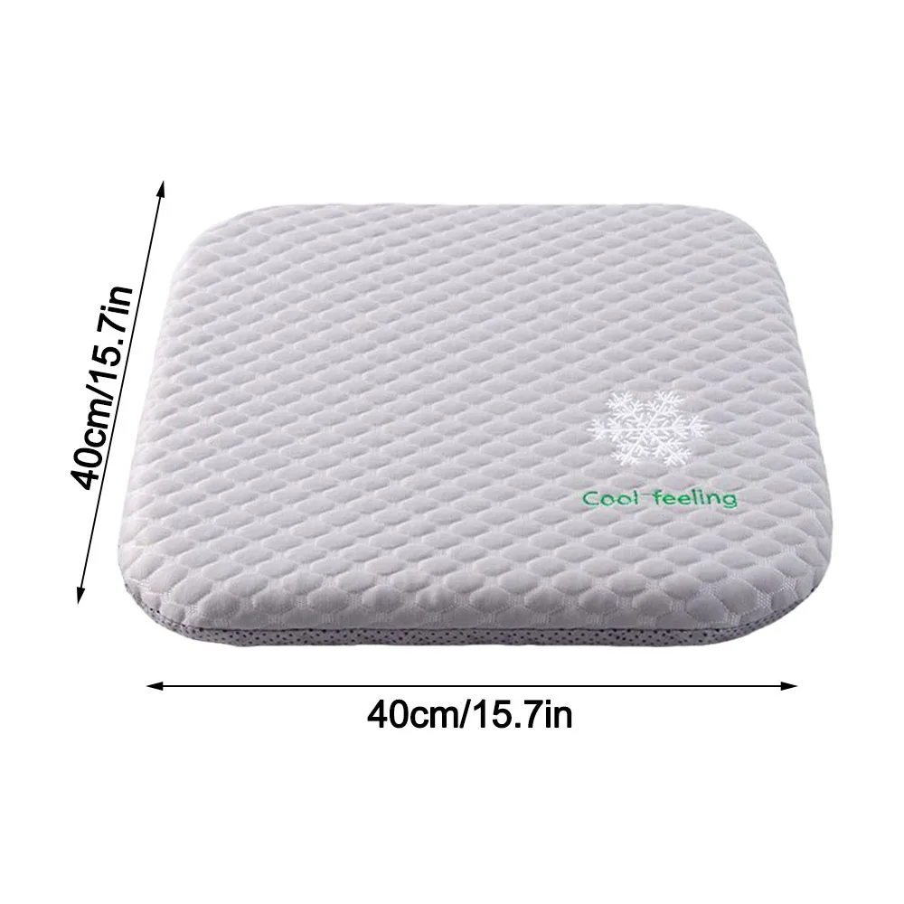 Memory Foam Chair Seat Cushion Anti-Slip Bottom Adjustable Straps Dining Chair Cushion Rebound Ultra Soft