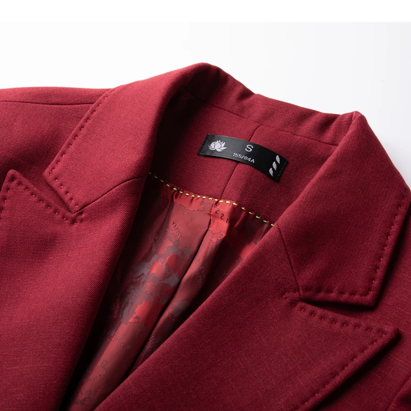 오피스 레이디 여성 정장 여성 비즈니스 워크웨어 재킷 블레이저 및 바지 포멀 투피스 세트