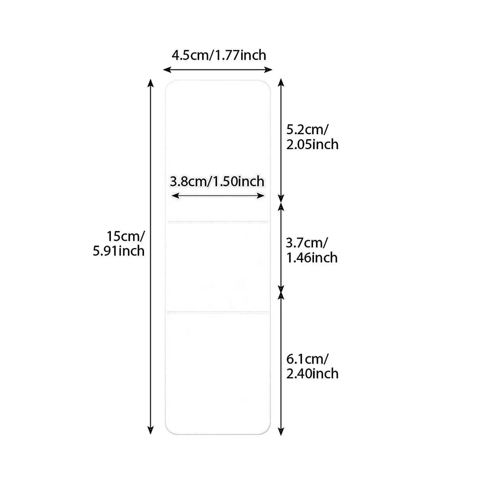 Resiliente Bookmark mangas, eficiente Organização Jóias, Pack de 50