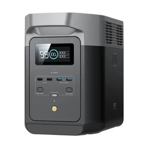 ECOFLOW Solar Generator DELTA 3 Classical Dark 10001024Wh LiFePO4 Battery Portable Power Station1800W AC/100W USB-