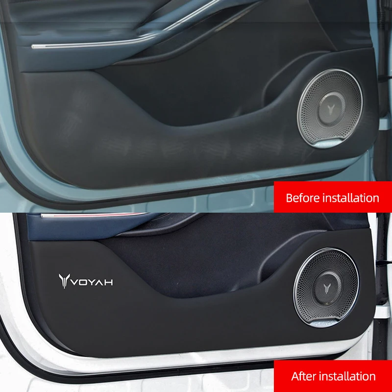 Almohadilla antipatadas para puerta de coche, película de protección antipatadas de cuero 2021, borde lateral, accesorios resistentes a los