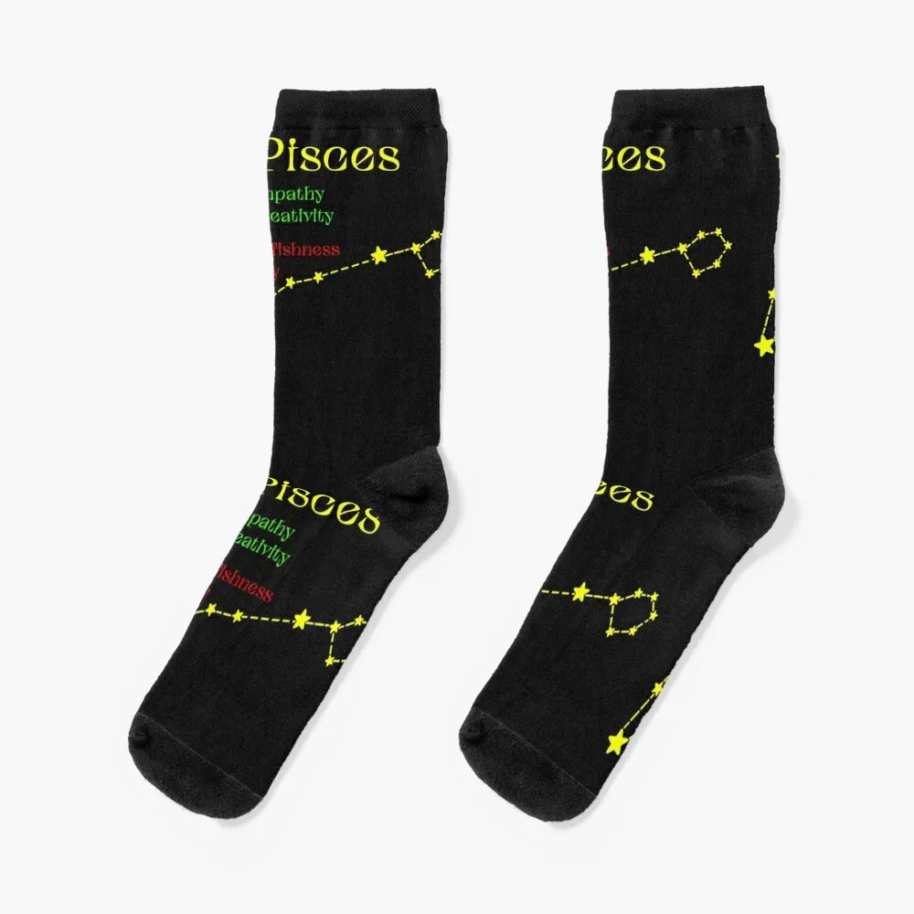 

Pisces zodiak sign Socks Thermal man winter valentine gift ideas Mens Socks Women's