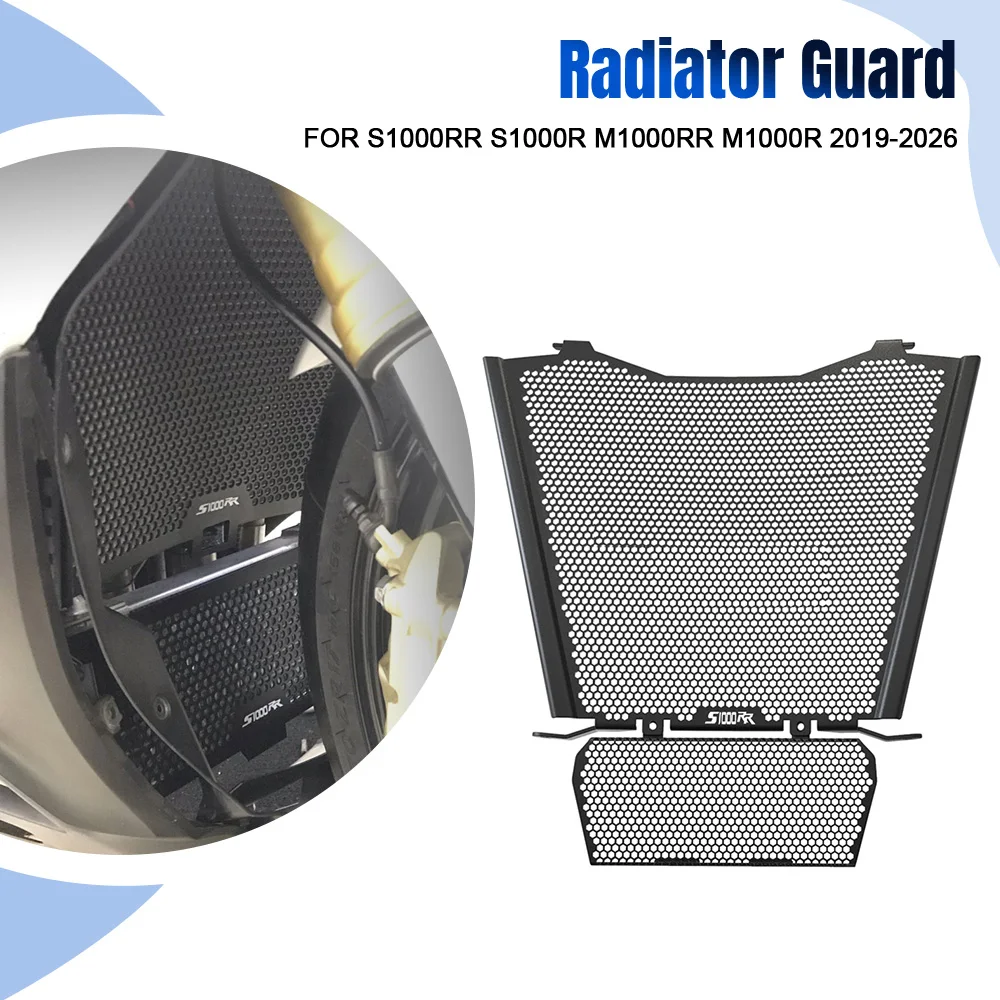 

Radiator Guard Protection Cooler Grill Cover Protector For BMW S1000RR S1000R M1000RR M1000R 2019-2025 2026 S1000 R/RR M1000RR/R