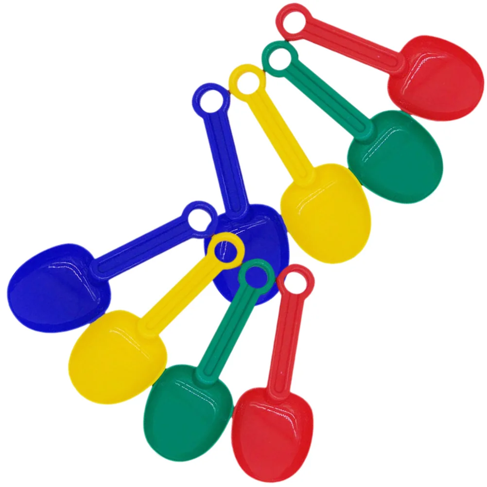 8 pçs crianças praia pás areia brinquedos escavação pás caixa de areia plástico festa bebê infantil