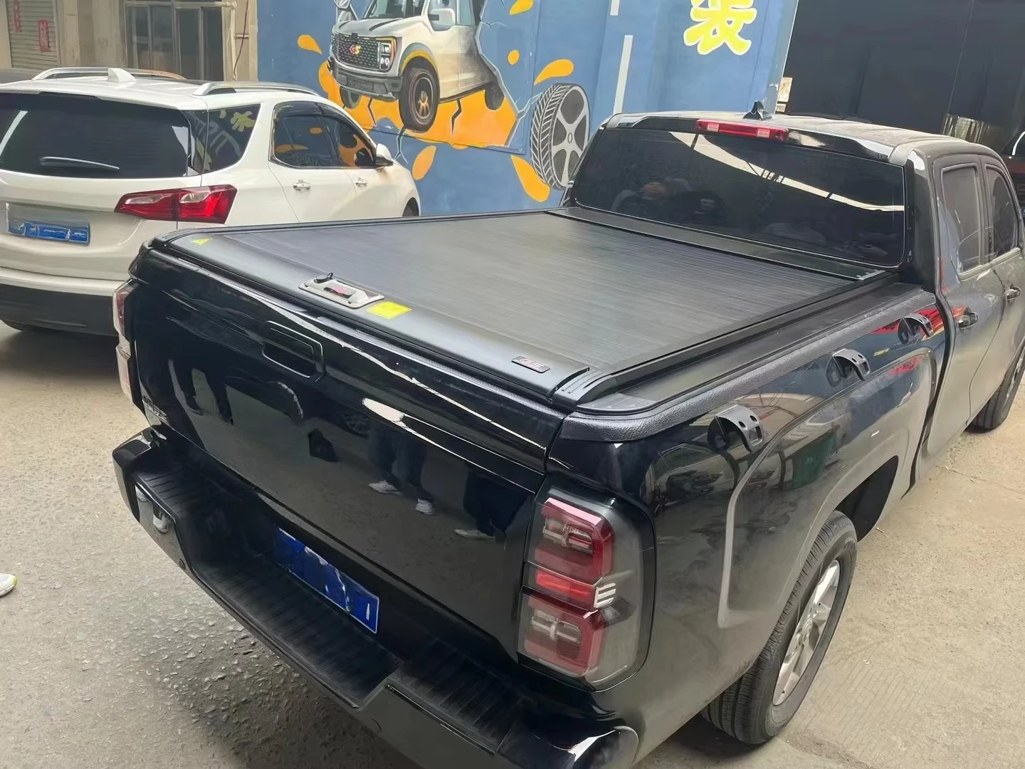 Pickup Roller Cover for GWM Cannon Poer Anti-pressure Roll-Up Shutter Roll N Lock Off-road Accessories