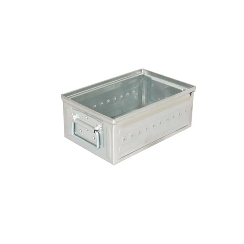 

Stackable Medium Storage Basket Metal Glove Box Toolbox Industrial Tool Box