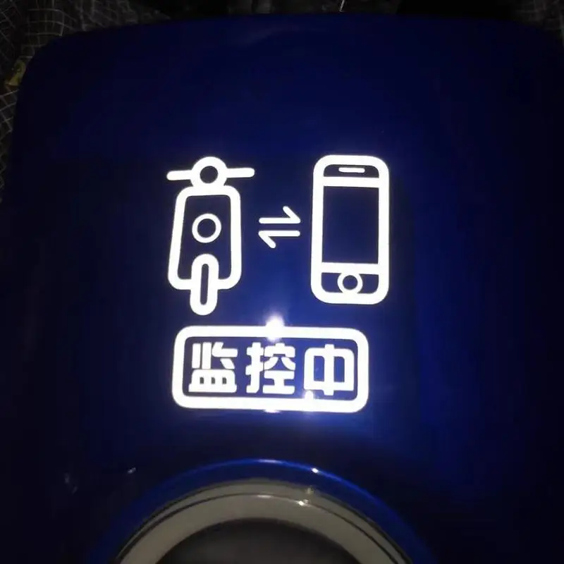 Reflective Warning Sticker Waterproof Motorcycle Scooter MOTO+Mobile Phone Logo Modified Accessories Decorative Body Decals