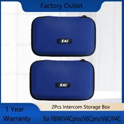 EJEAS 2Pcs custodia per interfono scatola con cerniera blu per FBIM/V4Cplus/V6Cpro/V6C/V4C