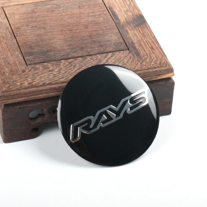 4pcs 45/49/56/60/65mm Modified Wheel Center Hubcap Logo Emblem Badge Sticker for RAYS  Racing Hub Cap Stickers