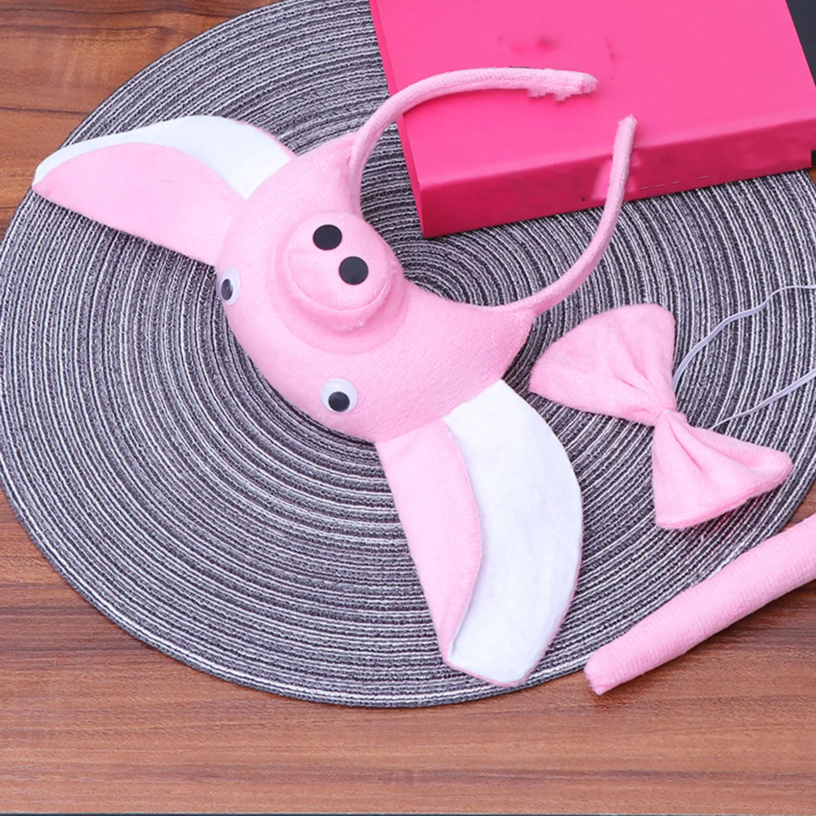 

Набор из 3 предметов: аксессуары для головы в виде свиной головы, удобные, универсальный размер для взрослых, для праздничных костюмов, с бантом и хвостом, для театральных постановок и косплея