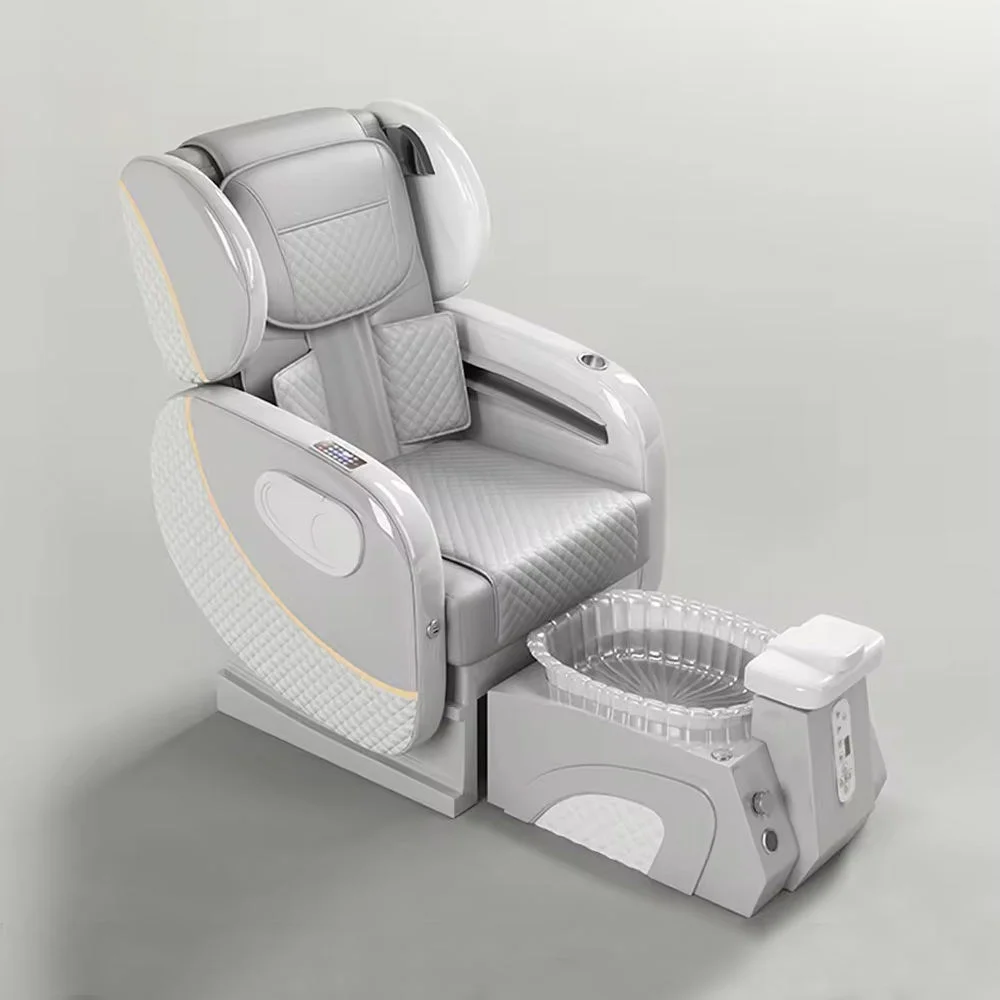 

YAYOU New Electric Massage Chair with LED Pedicure Chair with Drainage Pump Can Be Reversed for Nail Salon