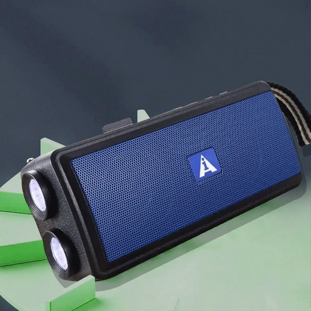 راديو طاقة شمسية صغير مع مصباح يدوي LED شحن بالطاقة الشمسية سمّاعات بلوتوث متعددة الوظائف عالية الجودة مكبر صوت لاسلكي صغير