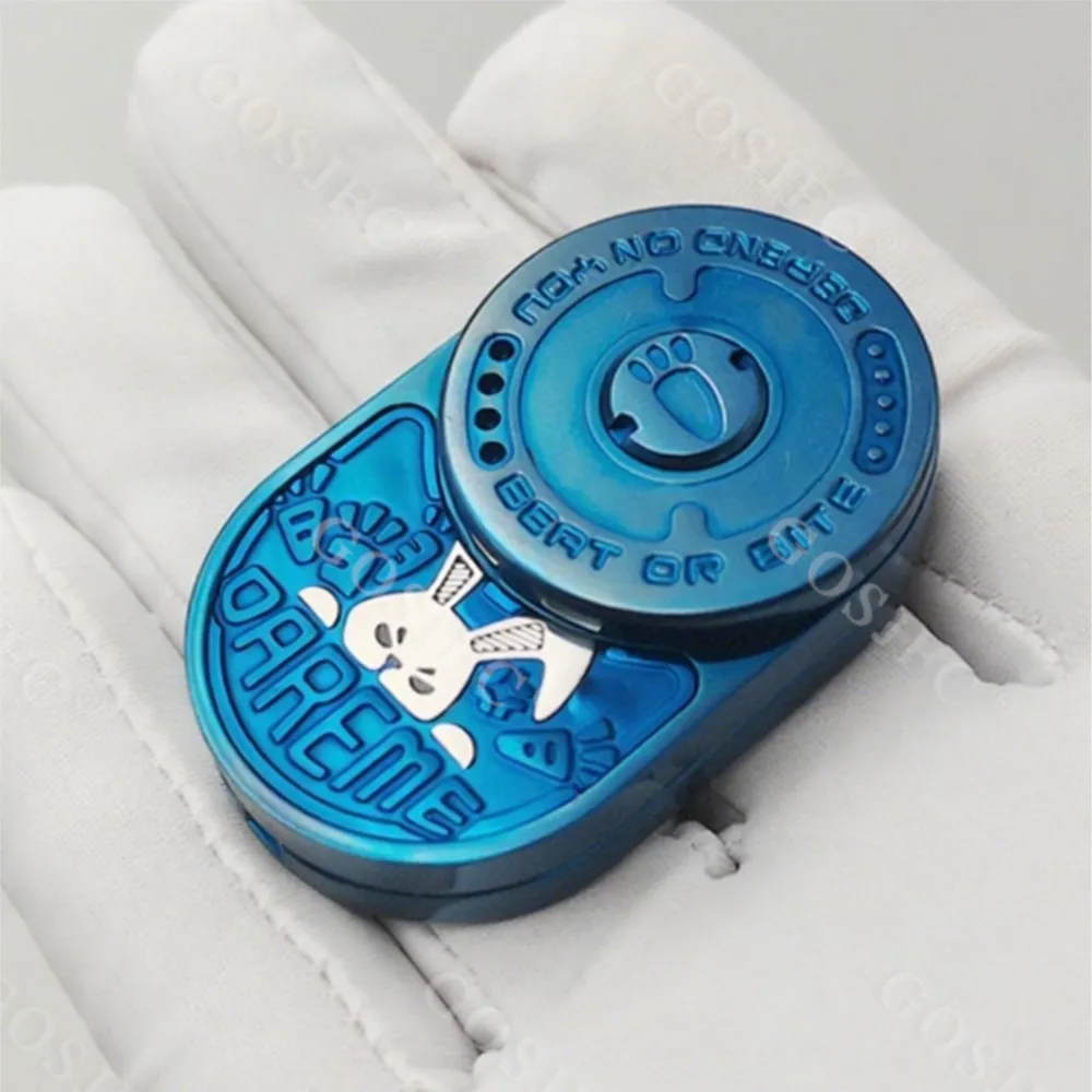 Coniglio Mix Blu Composito Push Slider Giocattolo antistress Accessori da scrivania per ufficio Fidget Spinner Fidget Slider