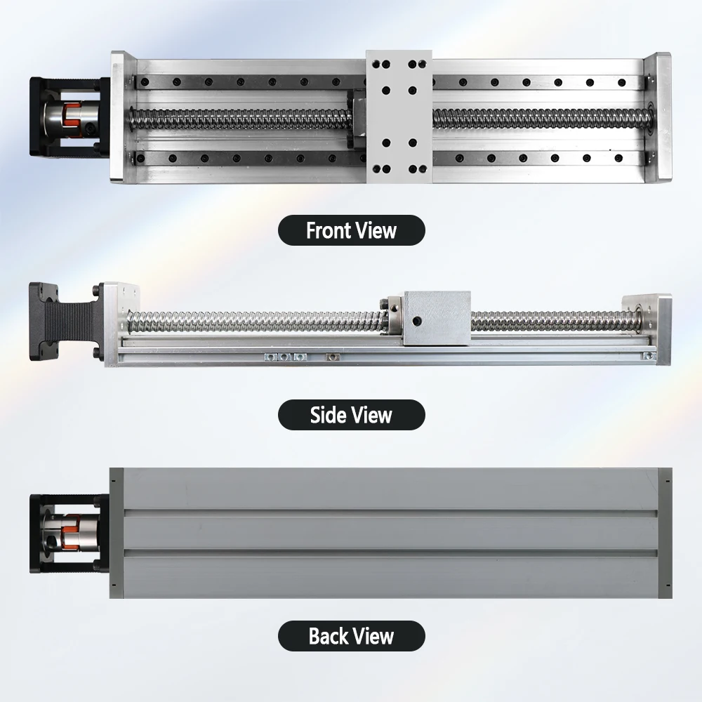 Mesa Deslizante HLTNC, etapa del eje Z, etapa deslizante de carril de doble guía HL15100, Kit de robot de módulo de 100mm a 1200mm para Cnc