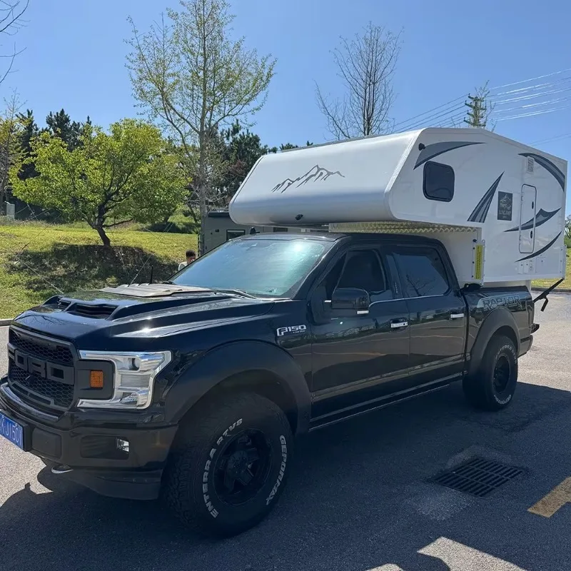 Fiberglass Slide in Truck Camper Cab Over RV Wholesale for Pickup Off Road Overland and Outdoor Camping Customize