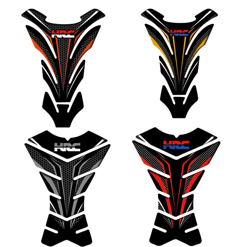 For CBR1000 600RR CB400 CB750 CB1300 HORNET HRC logo Real Carbon fiber tank pad Protector Sticker