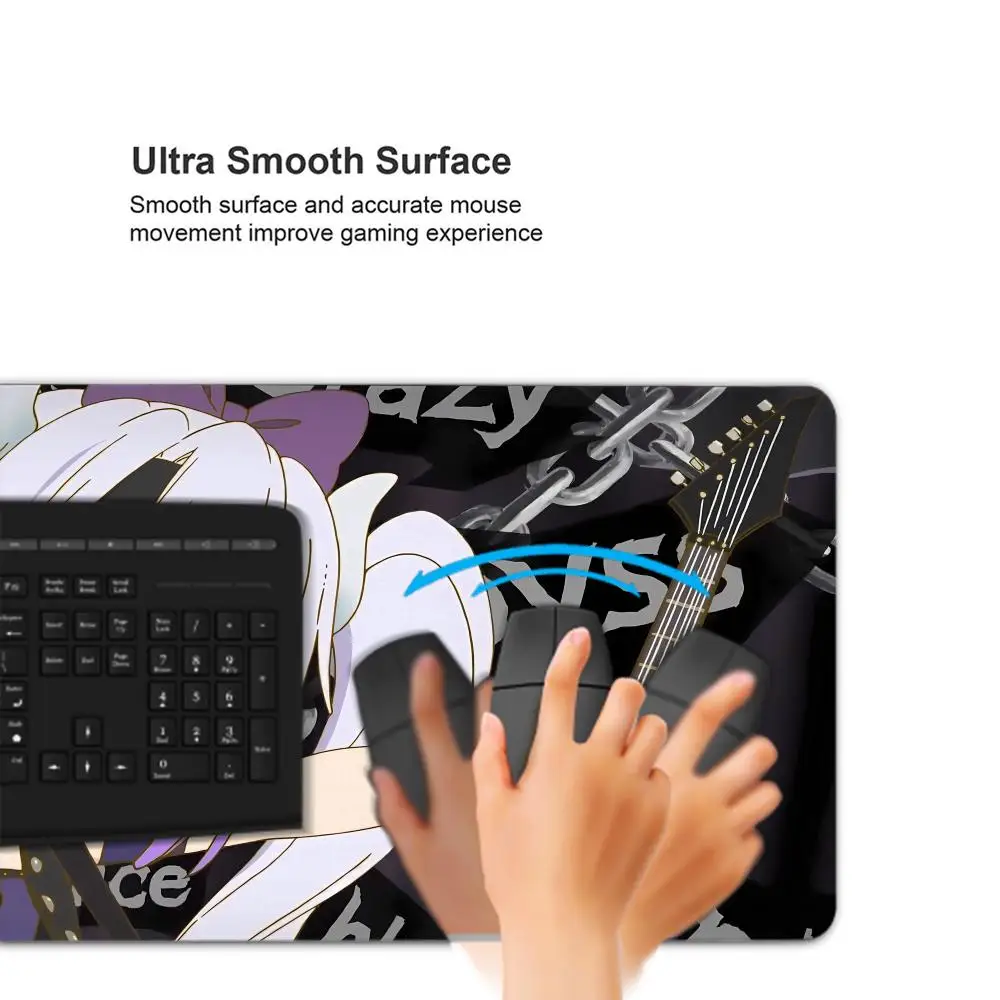 Kanna Kamui Miss Kobayashi Dragon Maid Mauspad, Tastatur-Mauspad, groß, 1200 x 600 mm, Schreibtischunterlage, PC-Gamer, hoher Druck, Tischunterlage