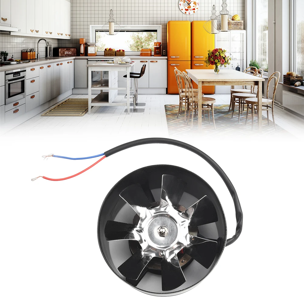 

Extractor Exhaust Fan 140 M³/H 1PC 220V 50Hz Duct Fan Inline Pipe Fan Quiet Smoke For Restaurants For Kitchens