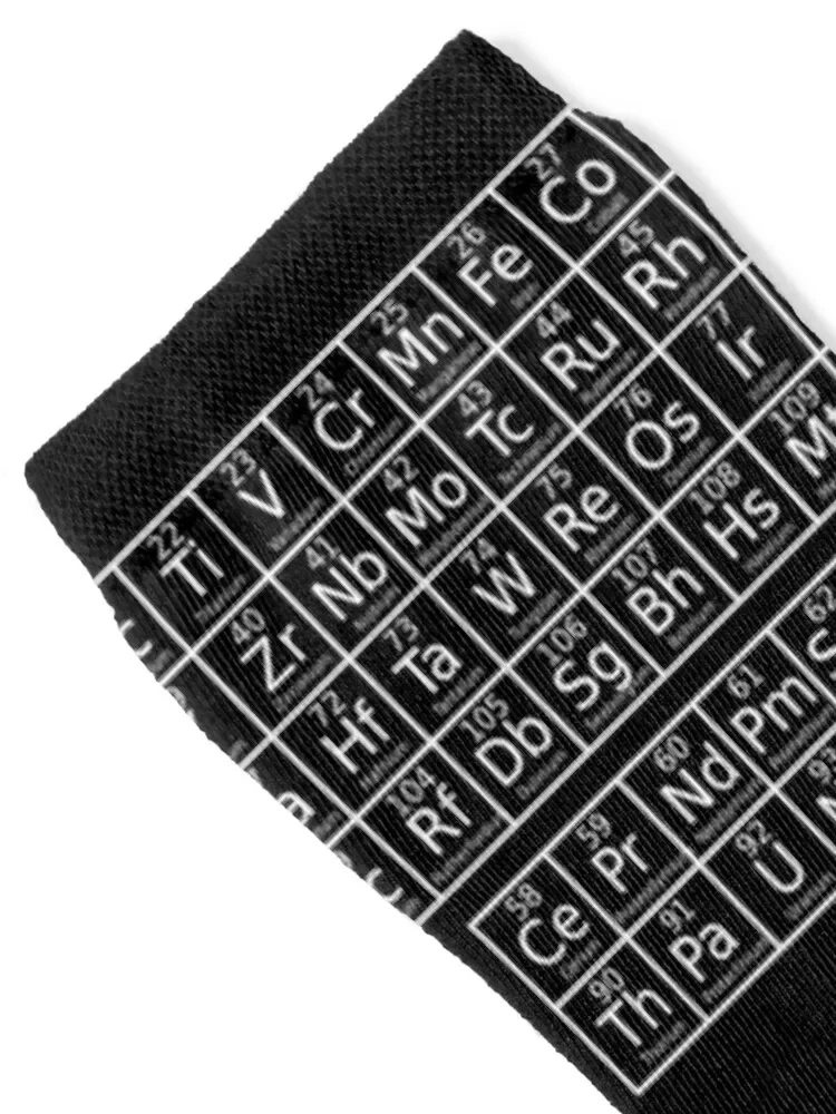 Periodic Table of Elements (invert) Socks Sports soccer anti-slip Socks Women Men's