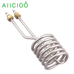 220v Tubular Heating Element for Coffee Cup Electric Immersion Heater with M14 Screw 2.5kw Coil Heater Pipe for Electric Kettle