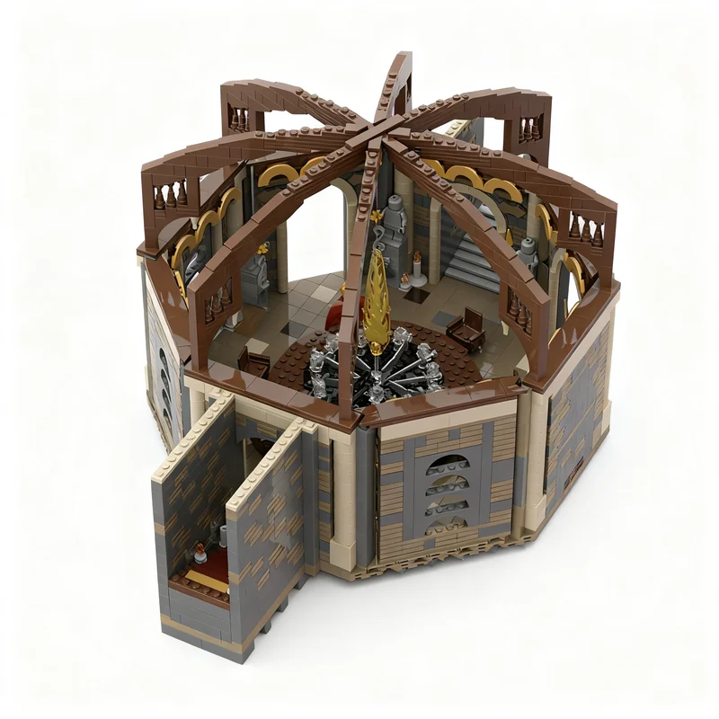 2691pcs MOC Roundtable Hold Table Lost Grace Castle Model Toy Building Blocks Christmas Gift Architecture DIY Education Craft