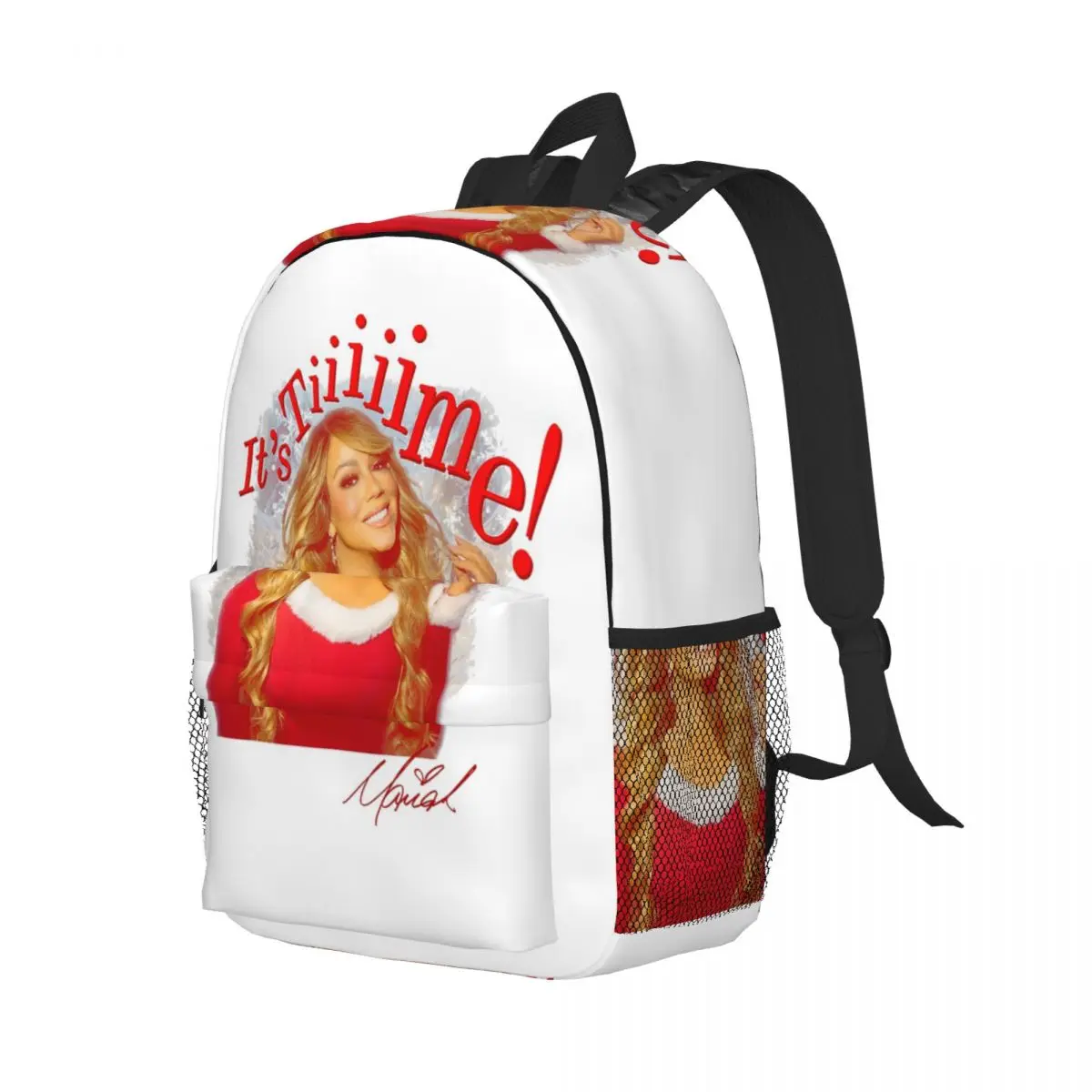 Mariah Carey Official It's Time 30th Anniversary Backpack Student Boys Girls BookBag Men Women School Bag Computer Shoulder Bags