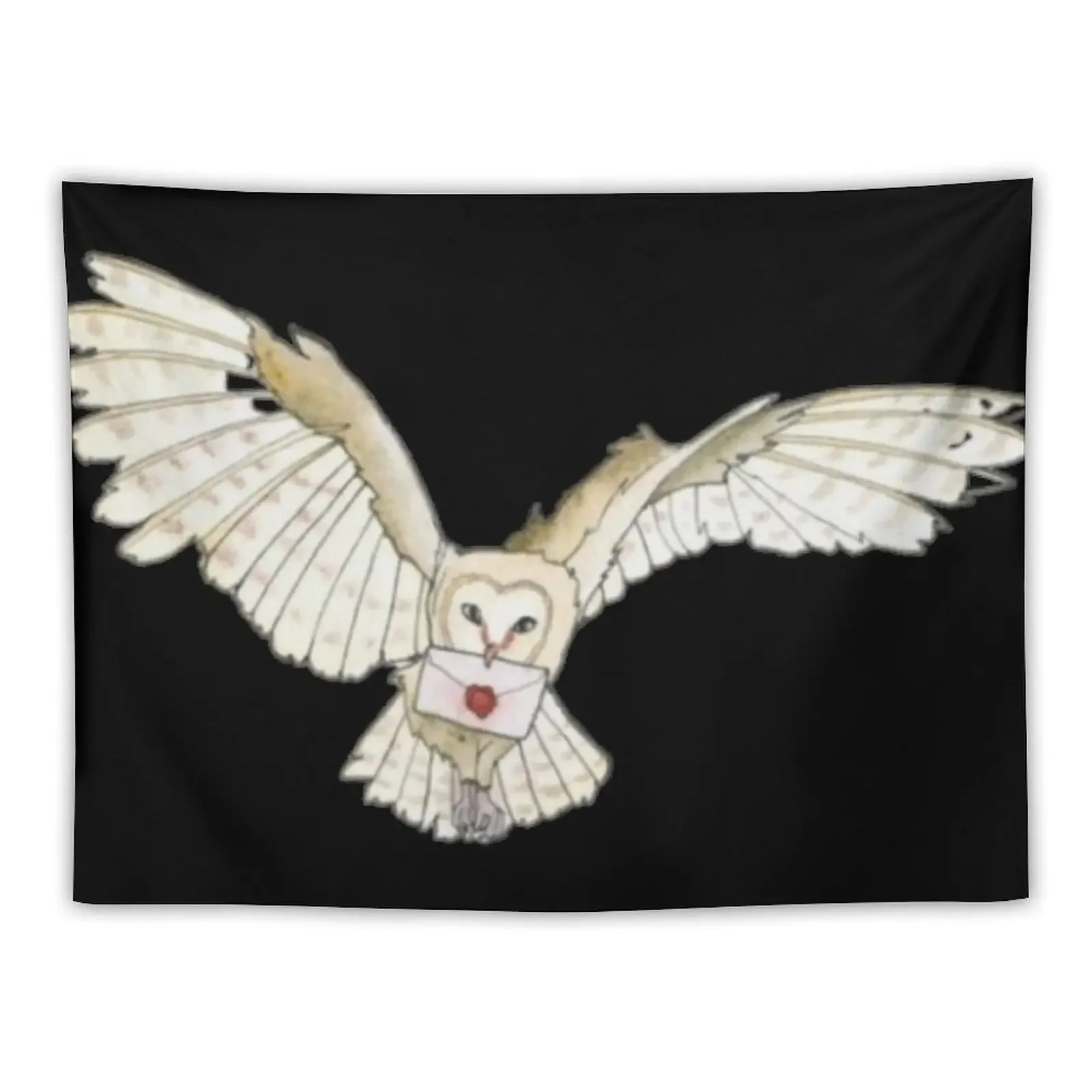 Flying Owl for Wizards Sticker Aesthetic Room Decorations Room Design Room Decor Cute Decorations Aesthetics Tapestry