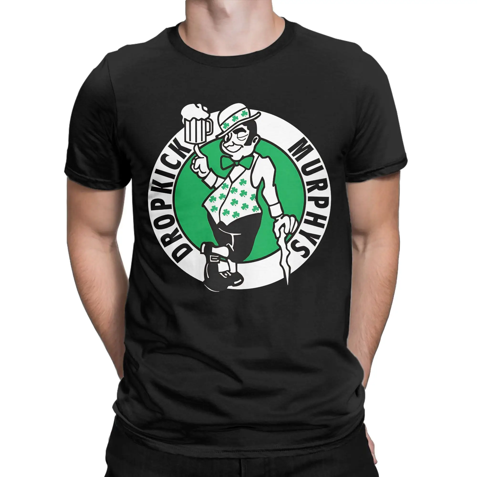 Dropkick Murphys Cartoon Style Men T Shirts  Hipster Tees Short Sleeve O Neck T-Shirt Cotton 4XL 5XL Clothing