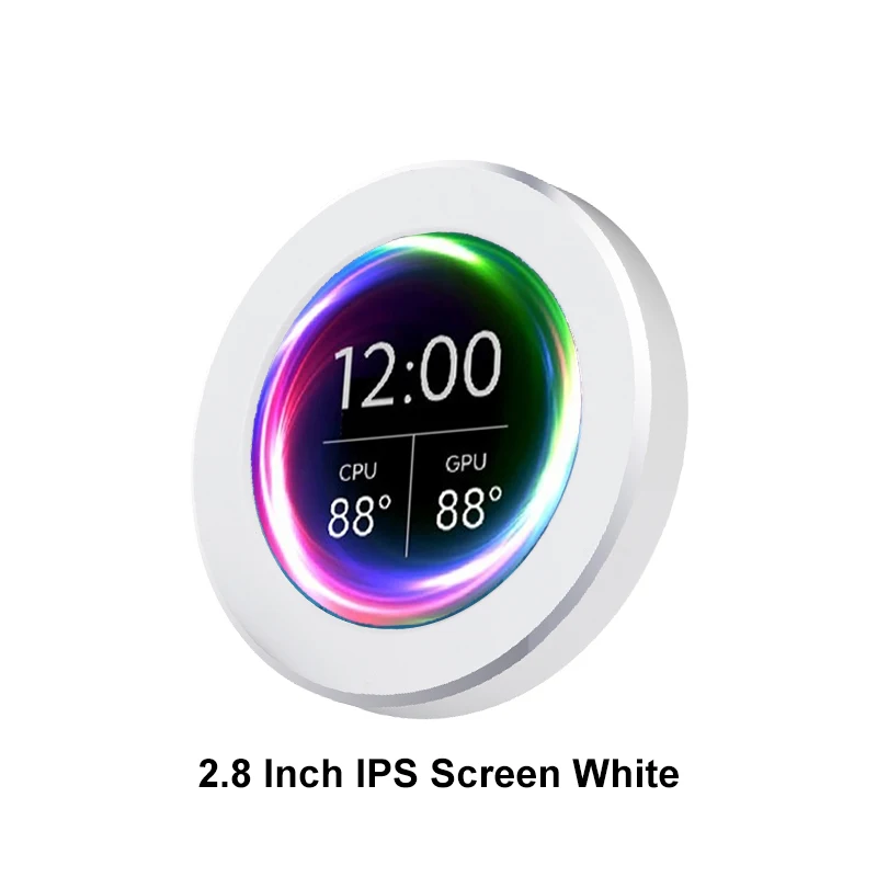 2.8 Inch White