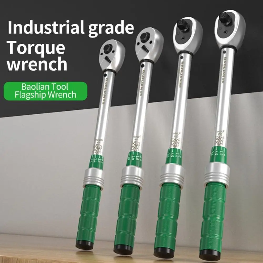 

Adjustable Torque Wrench High Precision 72 Teeth High Precision Wrench Non Slip Grip 1/4 3/8 1/2 inch Automotive Repair Tool