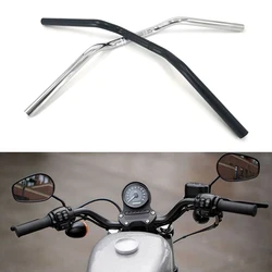 1'' 25mm Motorcycle Handlebar Bars Retro Bike Steering Wheel for XL883 XL1200 X 48 Dyna Softail Bobber Chopper Sportster Cruiser