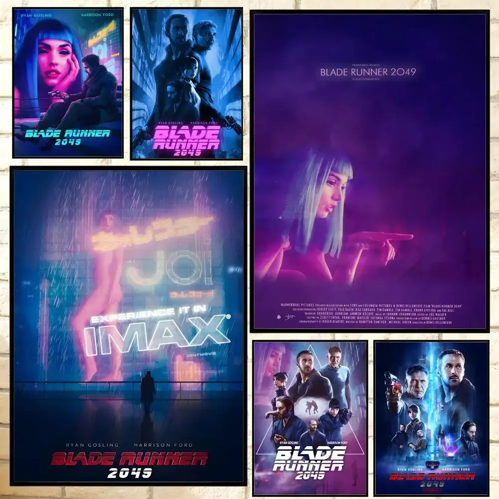 popular Blade Runner 2049 Poster Versatile HD Waterproof Wall Art Self-Adhesive Decor for Any Space Ideal Gift